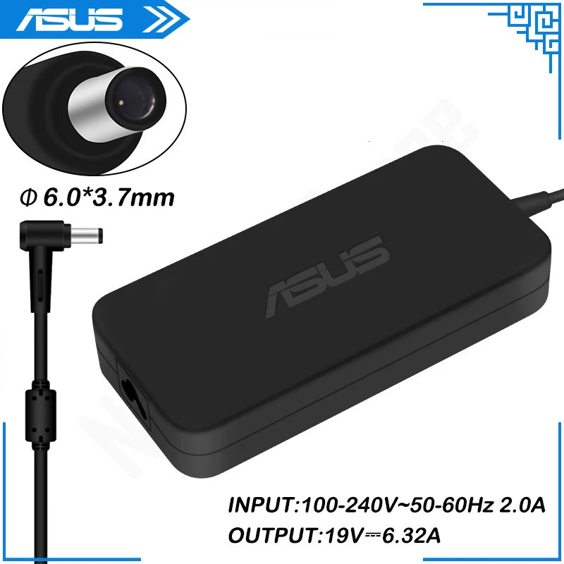 19 в 120 А 6 0 Вт 3 7 * мм зарядное устройство переменного тока для Asus TUF Gaming FX705GM FX705GE FX705GD