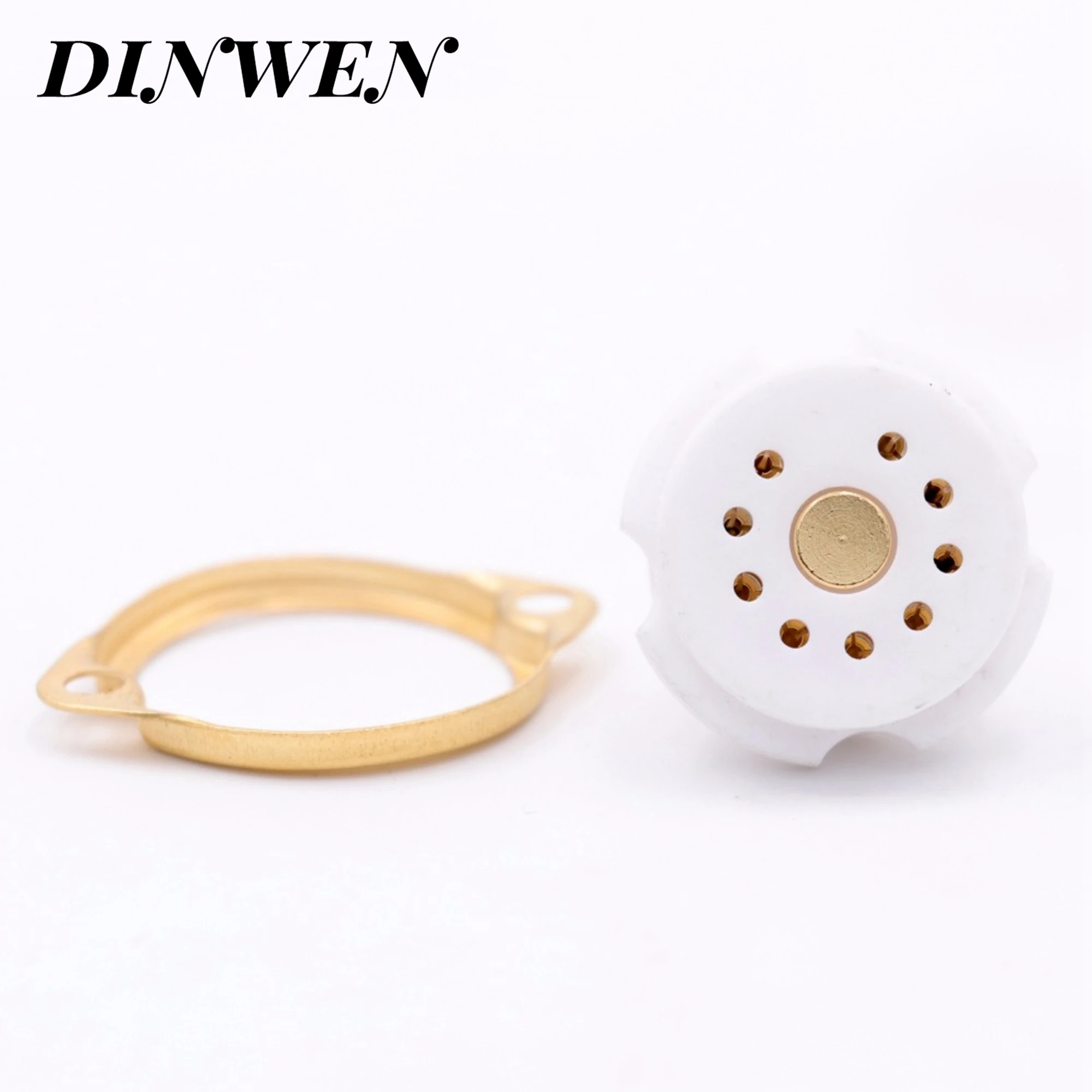 2 шт. 9 контактный трубчатый разъем высококачественная керамическая база клапана