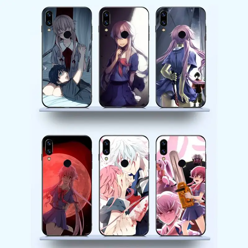 

Future Diary Mirai Nikki anime Phone Case For Xiaomi Redmi note 7 8 9 11 t s 10 A pro lite funda shell coque cover