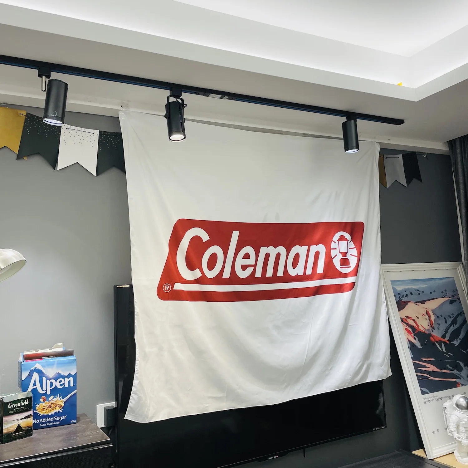 Тканевый гобелен Coleman С фоном настенное украшение уличная настенная подвесная