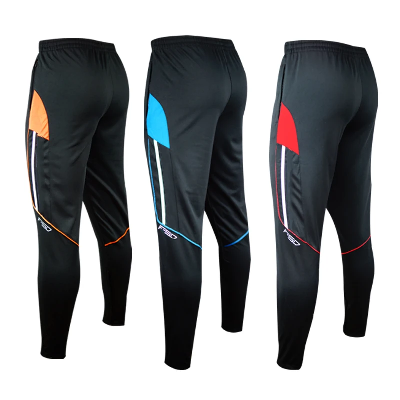 Men Running Sports Pants GYM Football Soccer Training Soccer Pant Jogging Long Trousers Sweatpants Sportwear