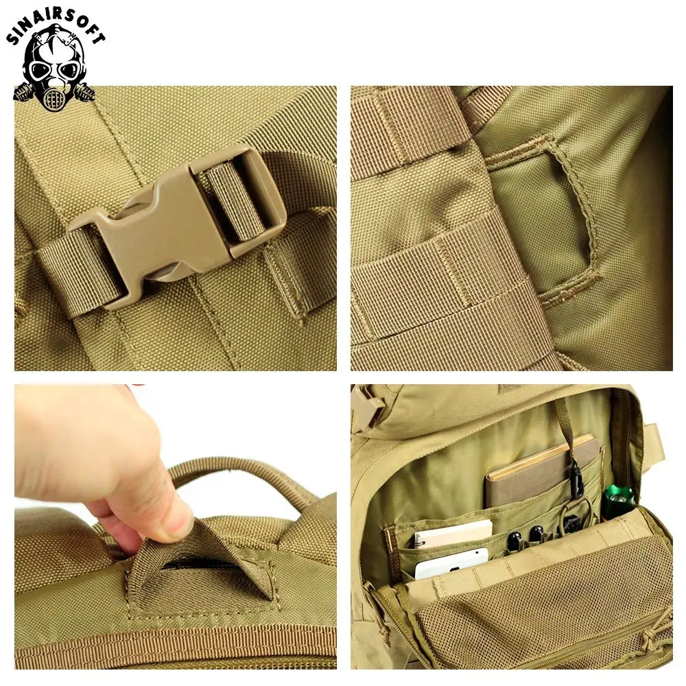 55L тактический рюкзак 1000D военные сумки армейский Молл для спорта на открытом