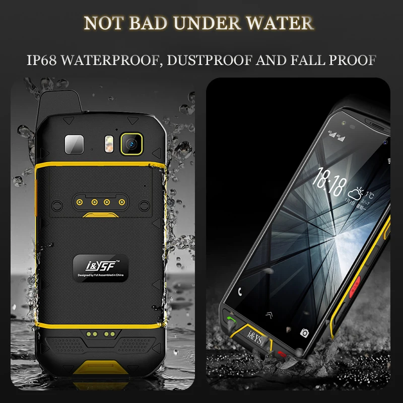 iysf b9000 thermal imaging device three proof mobile phone ip68 class waterproof dustproof pressure reducing 6128gb eight co free global shipping