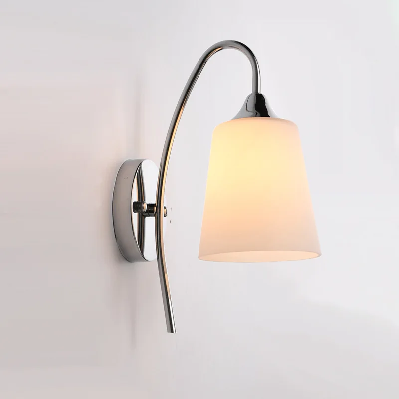 

Nordic Solid Wood Led Wall Lamp Lustre Glass Living Room Led Wall Light Fixtures Bedroom Led Wall Lights Corrdior Wall Sconce