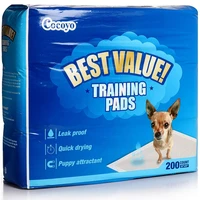 200 pcs dog training mat super absorbent clean diaper cage mat dog diaper cage mat pet leak proof back supplies 5656 cm