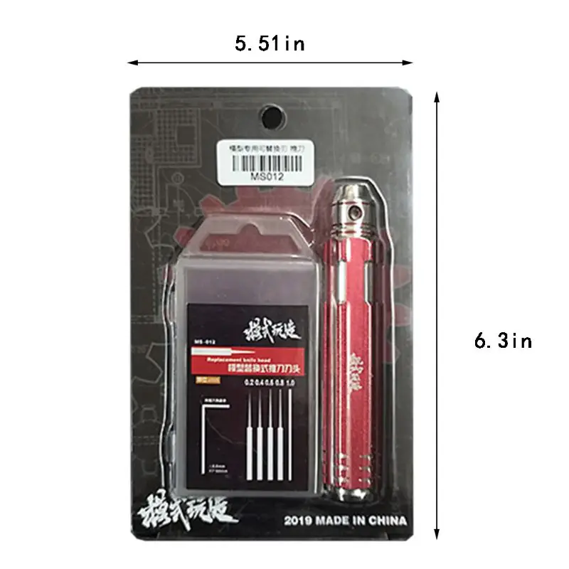 

Gundam Resin Model 5 In 1 Carver Line Nicking Tool with 5 Pcs Replaceable Blades L41D