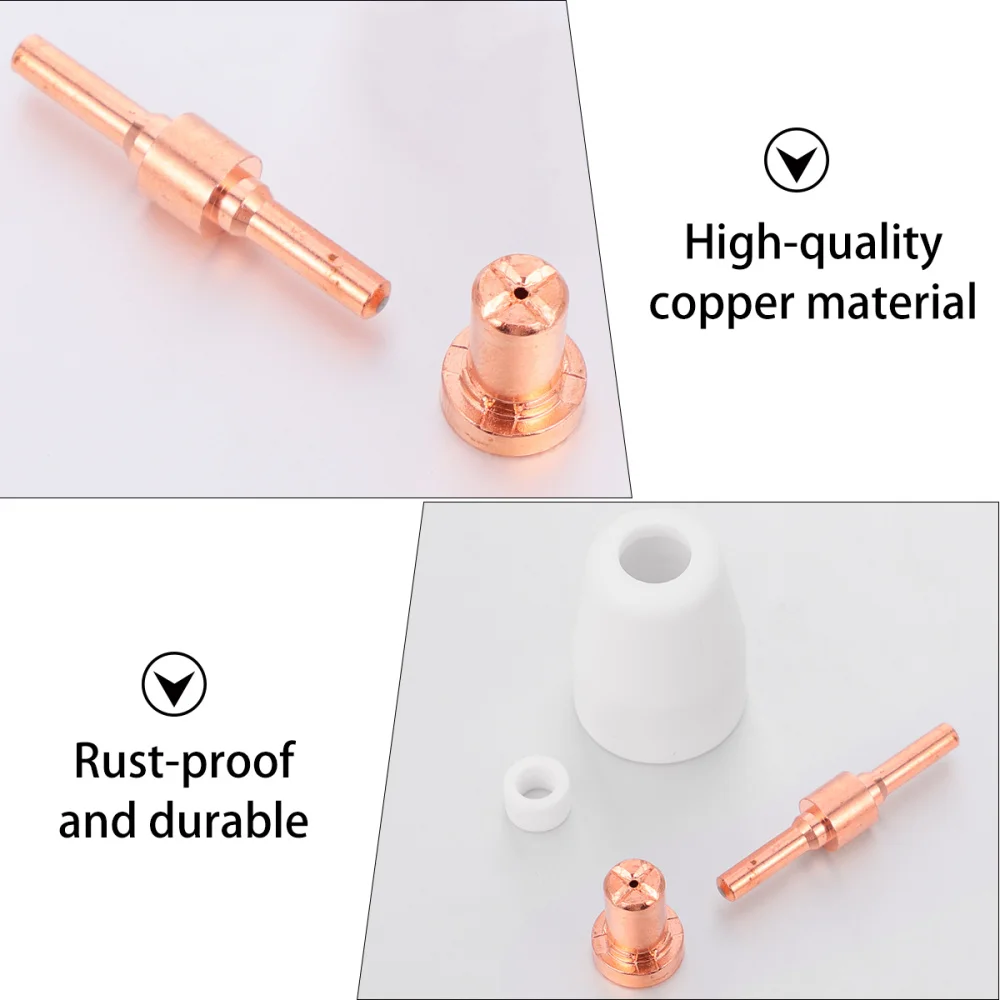 

30pcs 40A Plasma Cutter Machine Consumables Accessories Electrode Tip Nozzle Kit