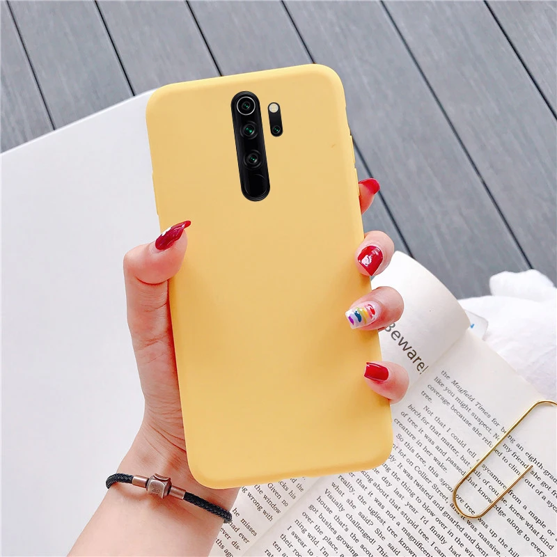 Yellow Роскошный простой силиконовый чехол из ТПУ для xiaomi redmi note 8 8t iPhone 7 6 Plus 5 iPad pro 7a 6a чехол для xiaomi mi note 10 mi 9t pro 9 se Honor 8 lite a3 a1 - Цвет: Yellow