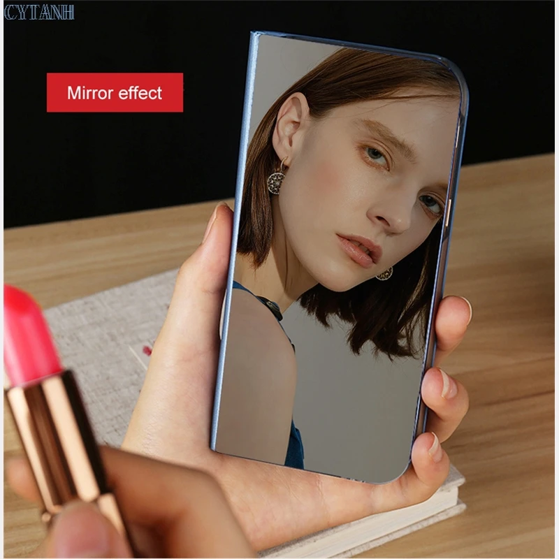 Роскошный умный зеркальный Чехол-книжка для Apple iPhone 11 12 Pro X S Max SE2020 12mini 5 5S 6 6S 7 8 Plus XR