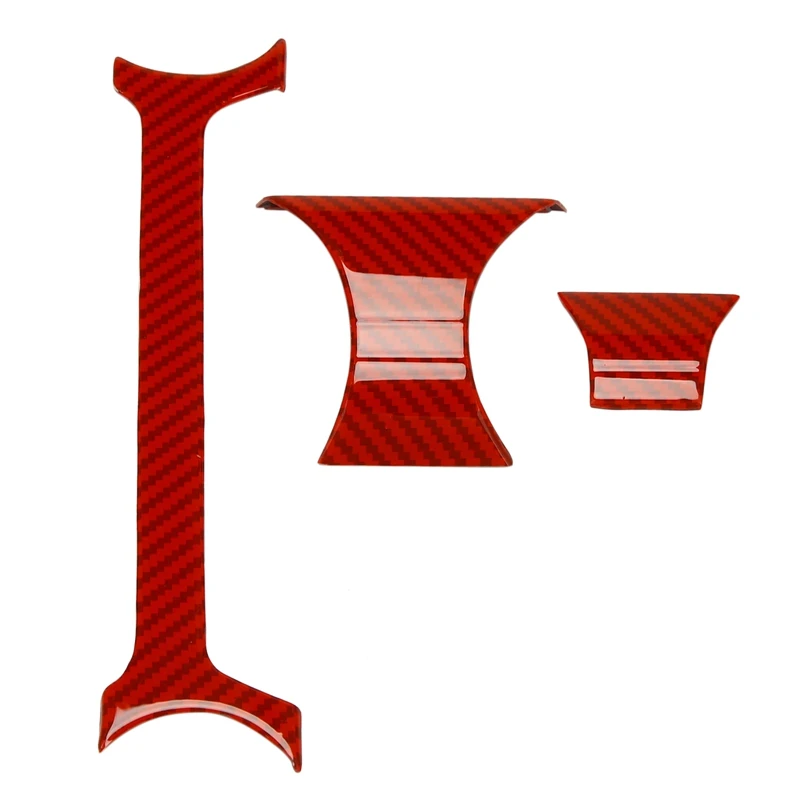 

Красная панель переключателя кондиционера для автомобиля из углеродного волокна, декоративные полоски, чехол подходит для Nissan Sylphy Sentra 2020 ...