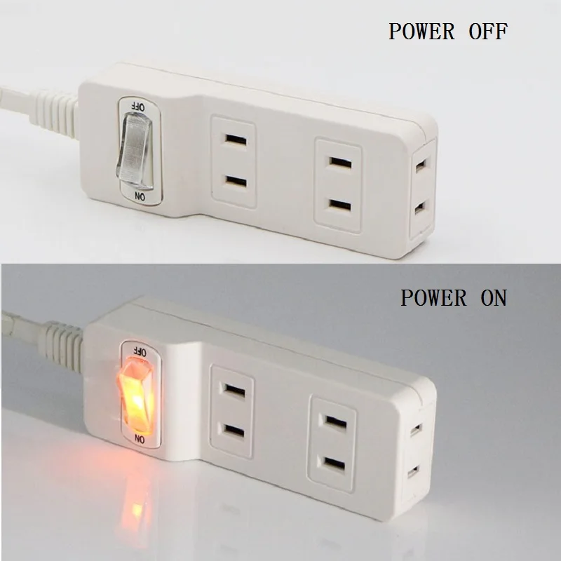 2 контактный разъем японского стандарта США портативный маленький удлинитель с