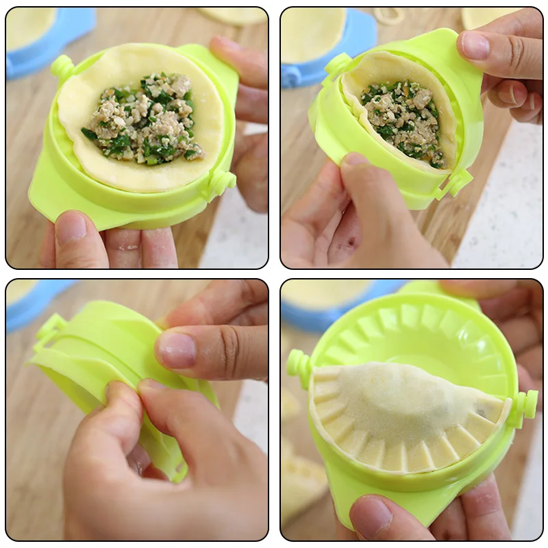 

Kitchen Accessories Practical DIY Dumplings Maker Tool Empanadillas Dumpling Mold Dumpling Ravioli Clips Baking Moulds Pastry