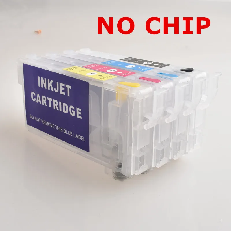 802 802XL Refillable Ink Cartridge NO Chip for Epson WorkForce Pro WF-4720/WF-4730/WF-4740/WF-4734/EC-4020/EC-4030/EC-4040 print