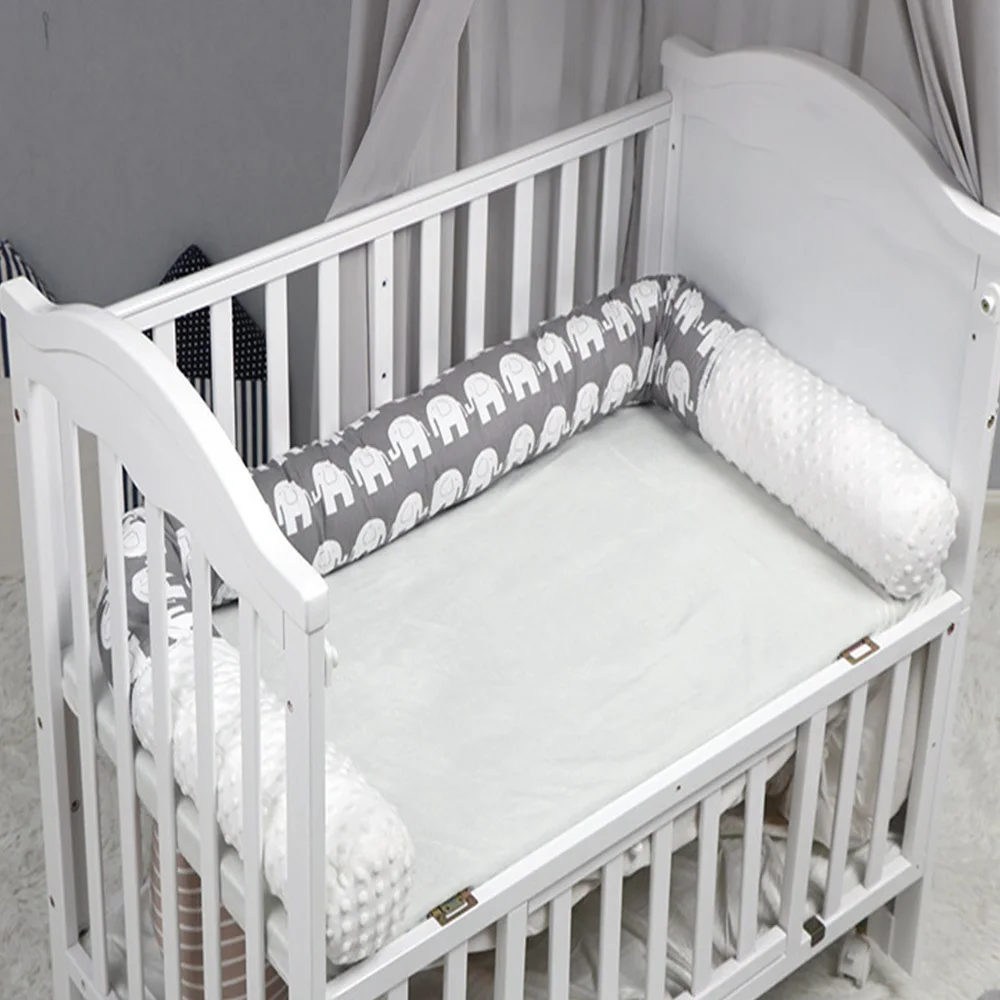 Бампер для детской кроватки Bbay 12*200 см креативная плюшевая подкладка подушка с