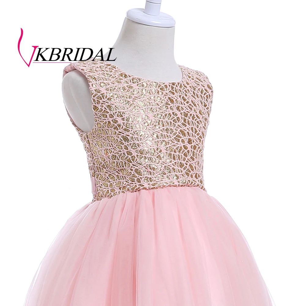 VKBRIDAL/Элегантные Платья с цветочным узором для девочек фатиновые платья без