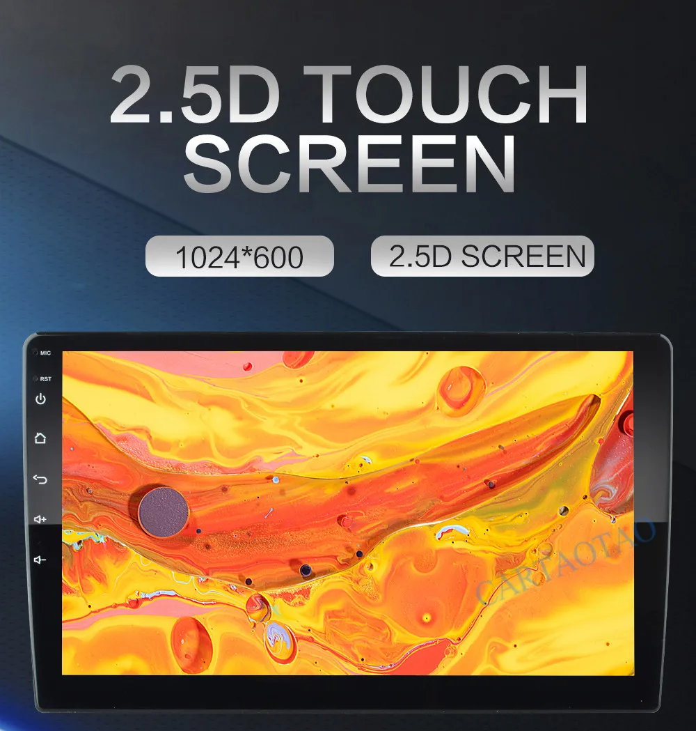 2 din Android 8,1 для KIA RIO 3& 4 Автомобильный мультимедийный видео плеер 9 ”сенсорный экран gps Стерео навигация WiFi плеер ram 2G+ rom 3 2G