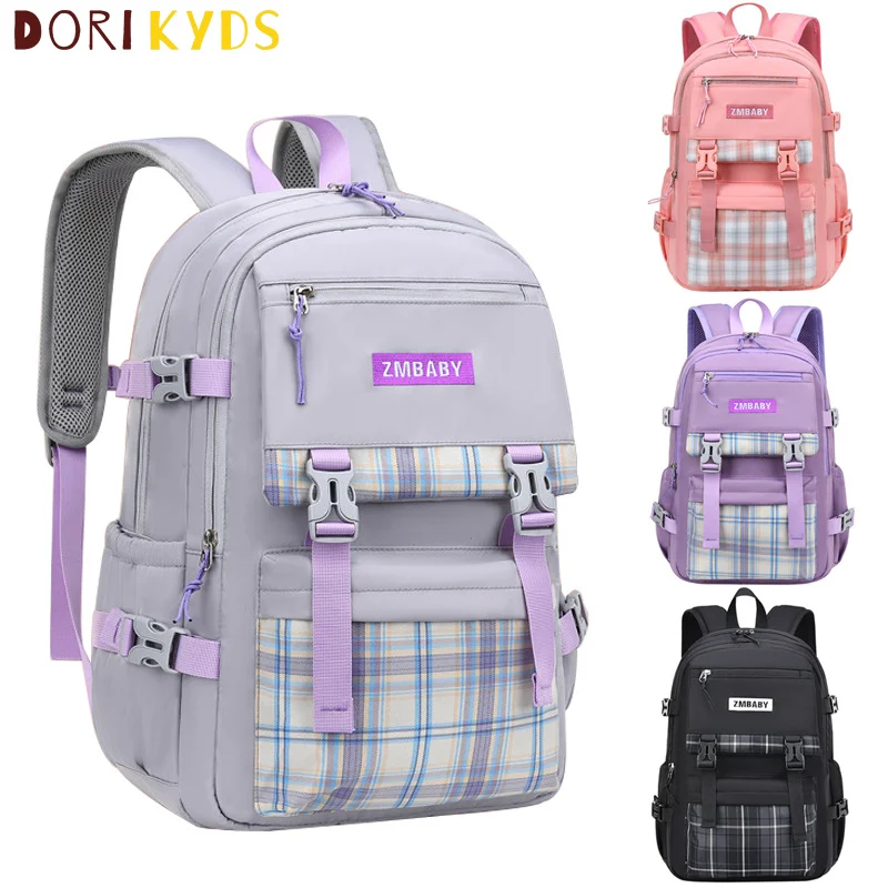 

DORIKYDS New Orthopedic Kids Backpack Fashion Children Backpacks Large Capacity Waterproof Boys Schoolbag Mochila