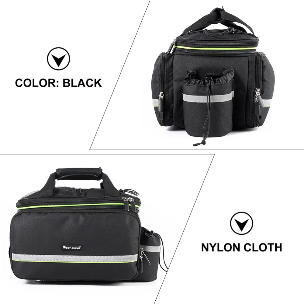 

Bike Pannier Bag Bike Rear Seat Pannier Pack Cycling Rear Seat Bag Trunk Bag