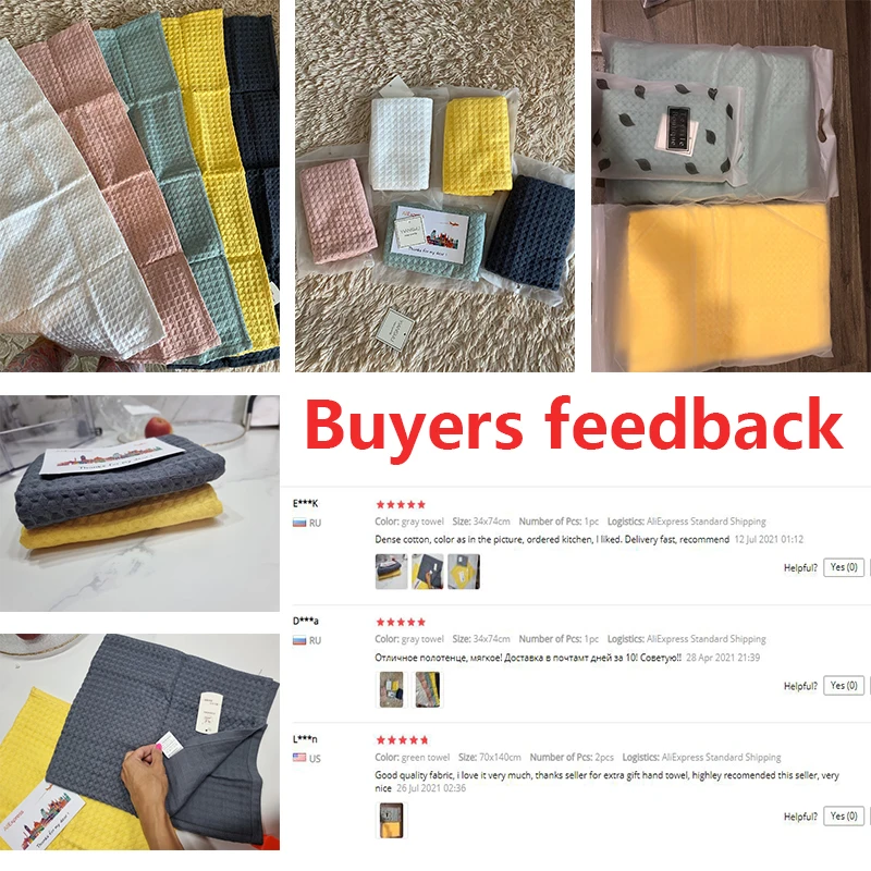 24 pcs luxury bath towel set for adults 100 cotton waffle towel strong water absorption high quality soft bathroom towels free global shipping