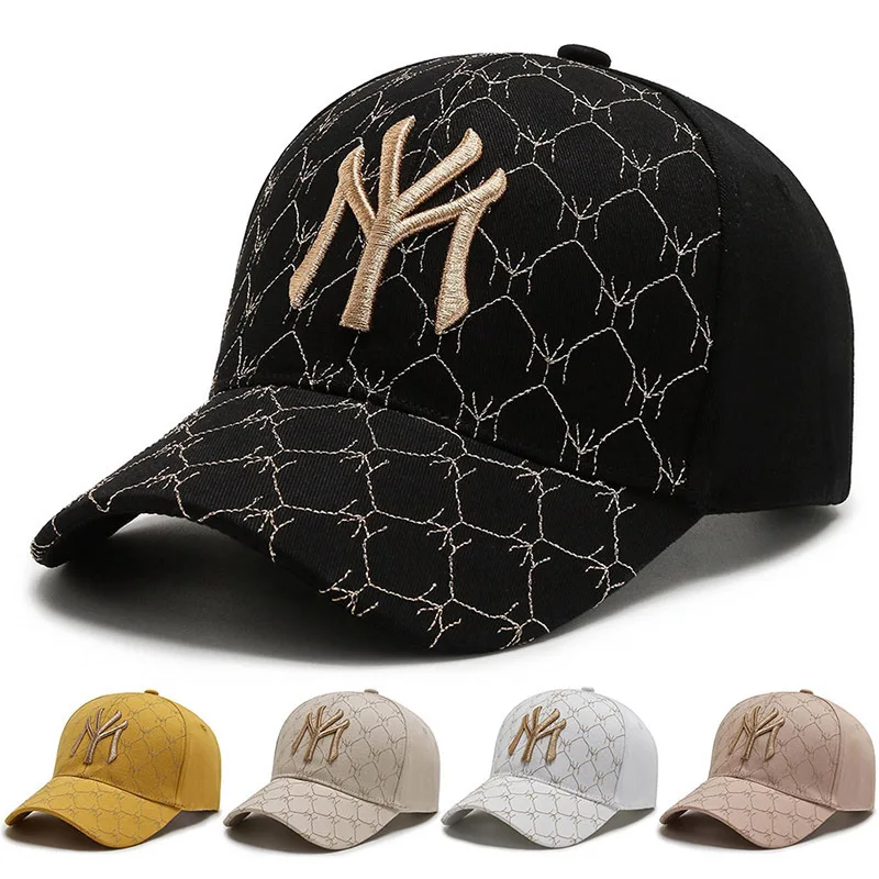 New Cotton Baseball Cap Adjustable MY Embroidery Snapback Sports Caps Outdoor Casual Women Men Visor Hats Hip Hop Dad Hats DP101
