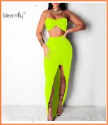 Комплект из двух предметов, топ и штаны, женский укороченный топ без рукавов с завязками спереди, штаны с оборками, летний костюм для отдыха, пляжные комбинезоны, подходящие комплекты