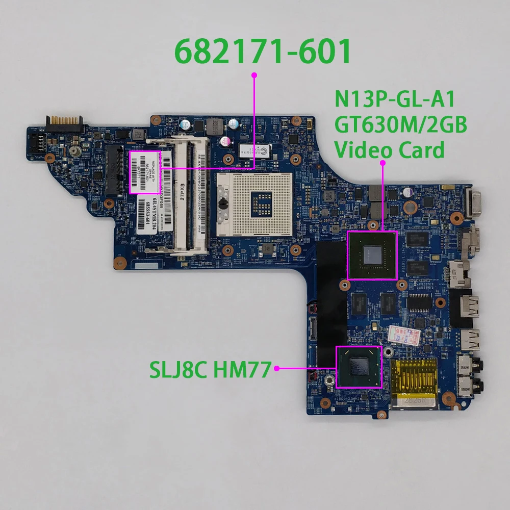 Для HP Envy DV6 7000 DV6T серии 682171 001 501 601 HM77 GT630M/2 ГБ может использоваться как ноутбук