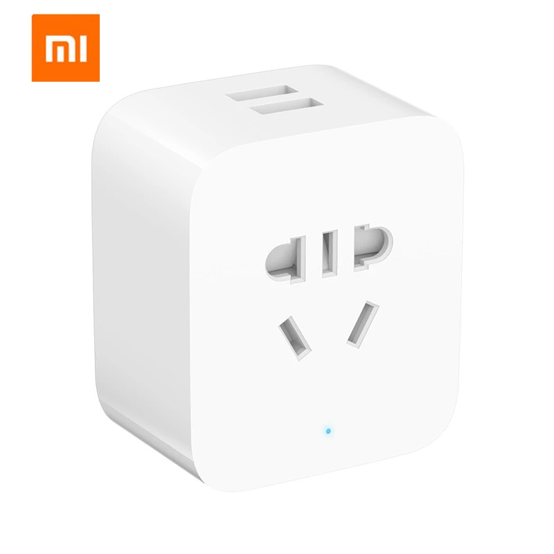 Умная розетка Xiaomi Mijia хаб с двумя USB-портами и поддержкой Bluetooth Wi-Fi | Электроника