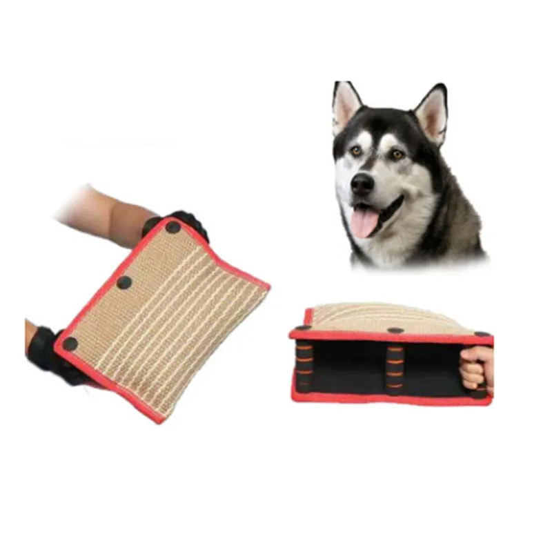 

Outdoor Bite Sleeves German Shepherd Dog Training Pillow Jute Dog Biting Pad Durable Chew Toys Large Dog Interactive Supplies