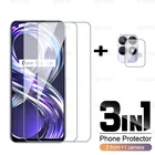 Для Oppo Realme 8i 3 в 1 передняя защита для экрана пленка для объектива для realme 8i realmi realmy 8 i i8 6,6 дюймов полное покрытие закаленное стекло