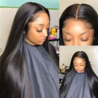 Предварительно выщипанный парик 13x4x1 T, парик на сетке спереди, бразильский парик на сетке, 30 дюймов, прямые волосы на сетке спереди, парики для женщин