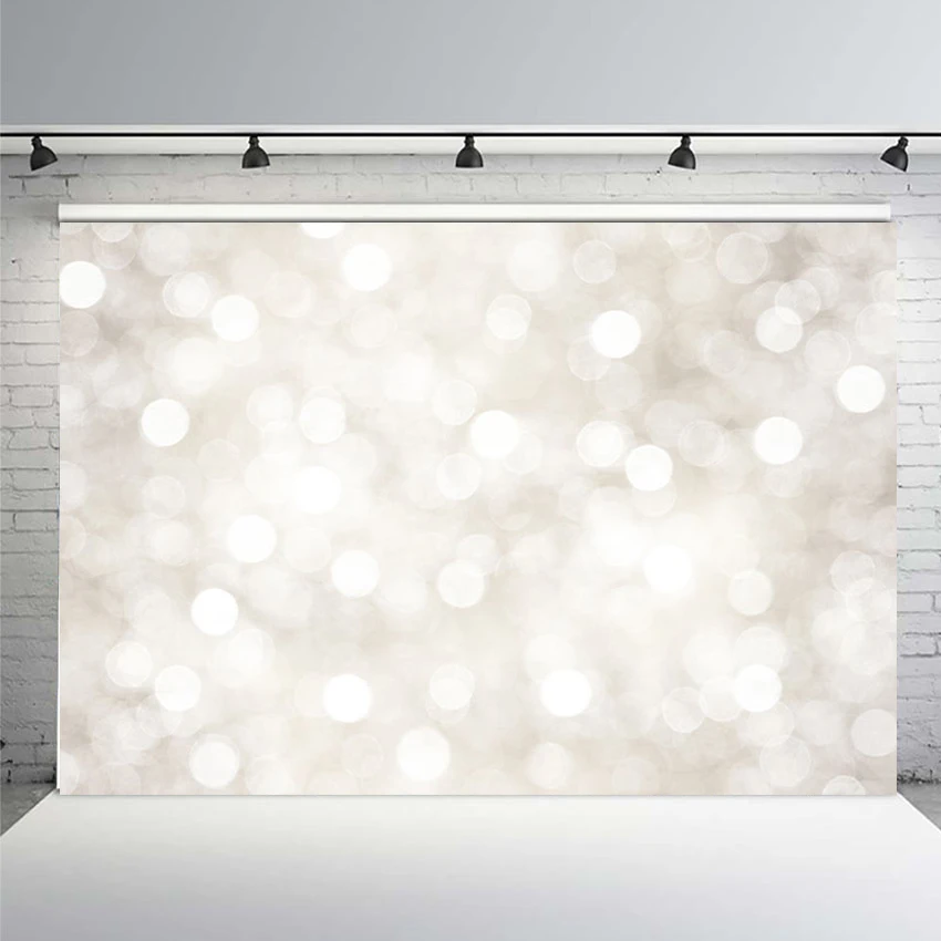 Фон для фотосъемки с изображением светильник фон Рождество точки белый Детские