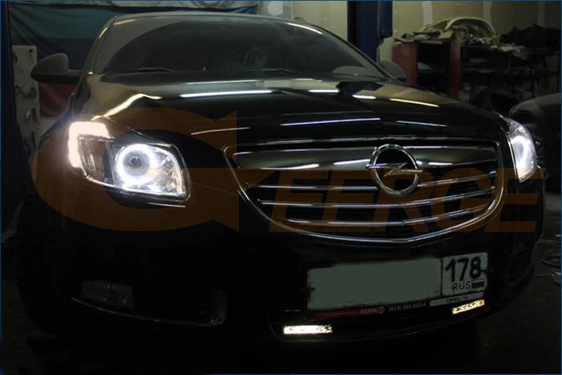 Для Opel Insignia A 2008 2013 пред Facelift ксеноновая фара отличная ультра яркая CCFL ангельские