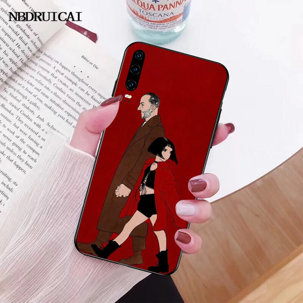 NBDRUICAI Leon Matilda Натали Портман постер по фильму силиконовый чехол для телефона Huawei