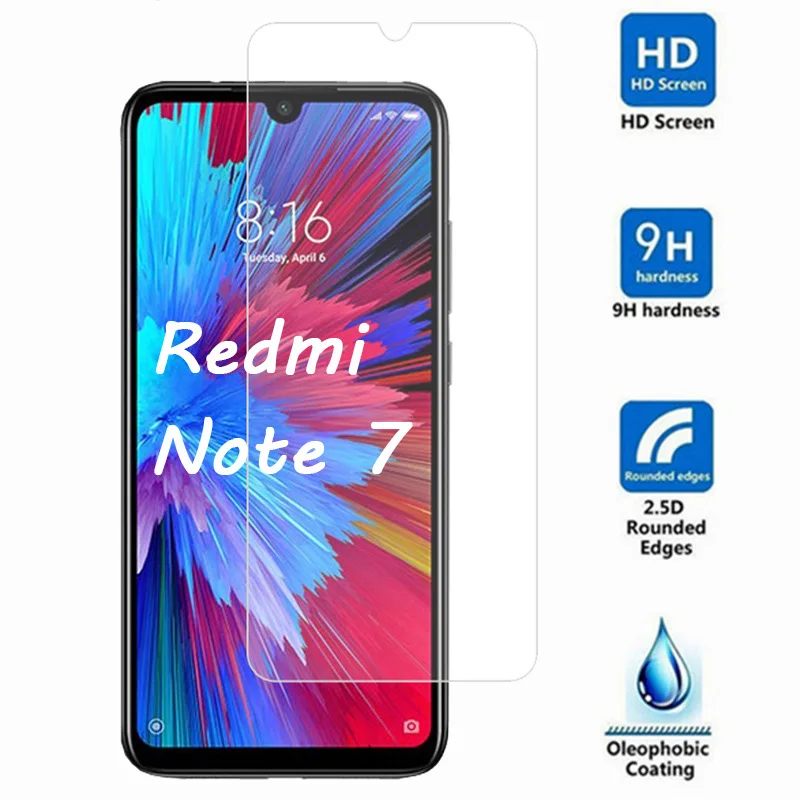 Phone Protective Film forr Xiaomi Redmi Note 8T 8 7 6 Pro 5A Prime For Screen Protector Glass 5 4 3 Front | Мобильные телефоны и