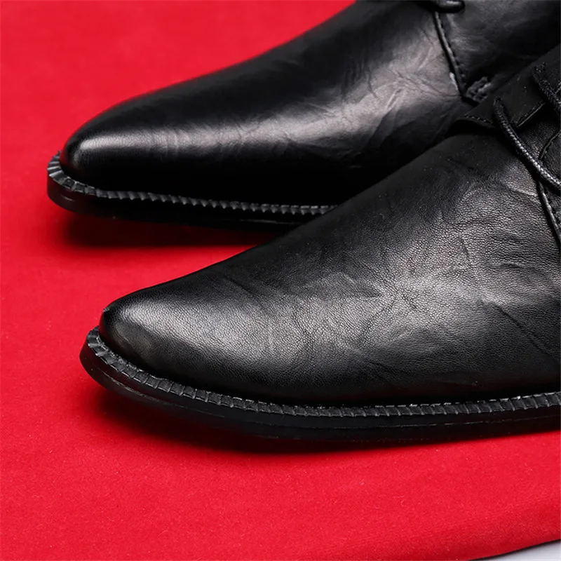 Zapatos Hombre Vestir Mens Dress Shoes Pointed Toe Lace Up Genuine Leather Oxford Breathable Formal Wedding | Обувь