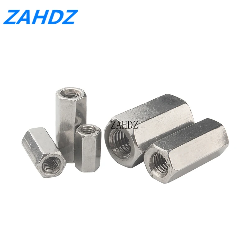 2 шт. шестигранная муфта из нержавеющей стали для M5/M6/M8/304|Гайки| |