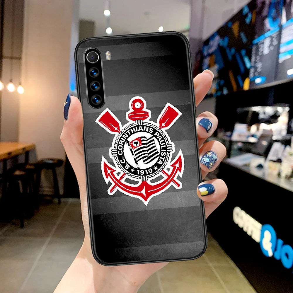 

Corinthians Soccer Paulista Phone Case For Xiaomi Redmi Note 7 8 8T 9 9S 4X 7 7A 9A K30 Pro Ultra black Shell Pretty Back