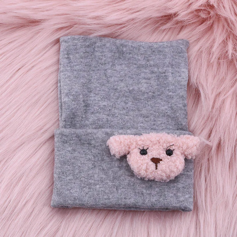 Милая детская шапка Мишка Тедди для новорожденных девочек мальчиков Мягкая