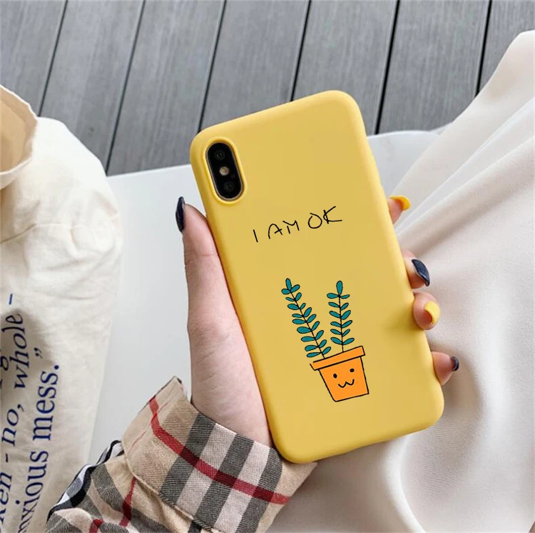 Милый мягкий чехол из ТПУ для телефона huawei p30 pro lite p20 p10 mate 20 honor 9 Зеленый Кактус с