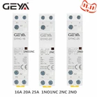 Контактор переменного тока на Din-рейку, 2P, 16A, 20A, 25A, 2NC, 2NO, 1NO1NC, 5060 Гц, автоматический бытовой контактор