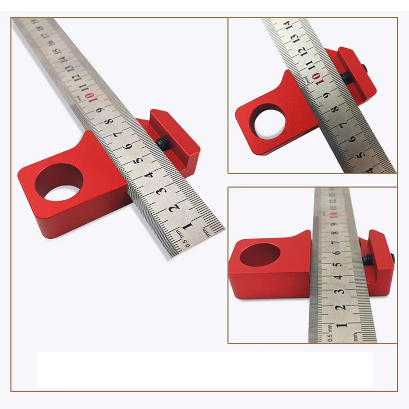Угловой грибер стальная линейка позиционирующий блок деревообрабатывающая