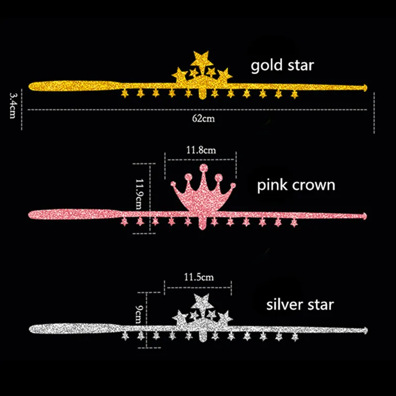 6 шт. головная повязка с блестящей звездой и короной сделай сам реквизит для фото