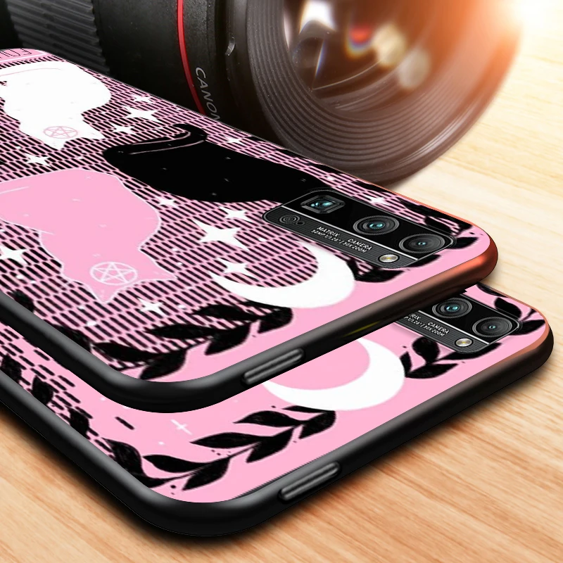 

Cute Tarot Pink for Huawei Honor V30 20 Pro 20 10i X10 9S 9A 9C 9X 8X 10 9 Lite 8A 7C 7A Pro Black Phone Case