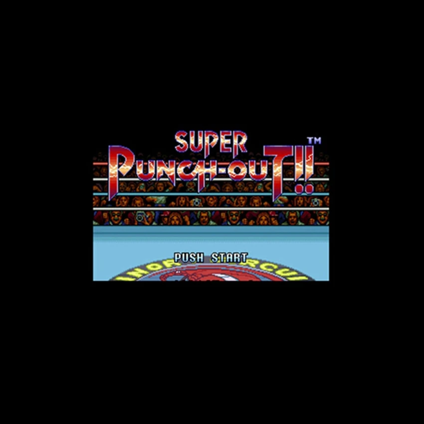 

Супер Punch-Out! США, версия, 16 бит, английская, большая, 46 контактов, серая игровая карта для игроков NTSC