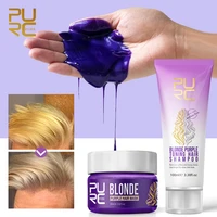 profissional purple shampoo no yellow mask for blonde hair color treatment restore brass off strength conditioning hair care