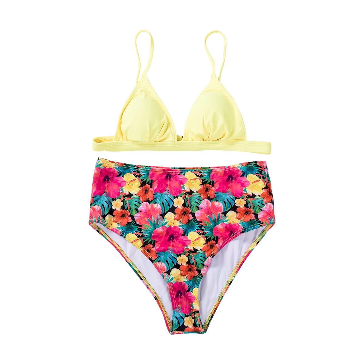 

2020 women swimsuits Bandage printed Bikini Set Push-Up high waist Brazilian Print Swimwear Beachwear 2020 Costume mujer biquini