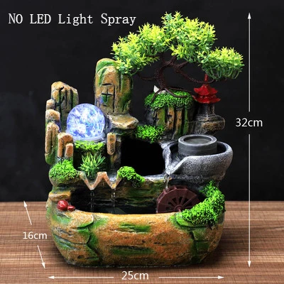 Креативная имитация интерьера каучуковая водная накидка фэн шуй водяной фонтан