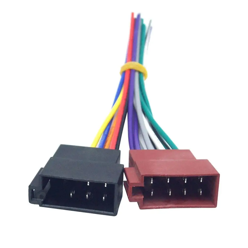 1 пара универсальных гнездовых разъемов для автомобильной стереосистемы радио ISO