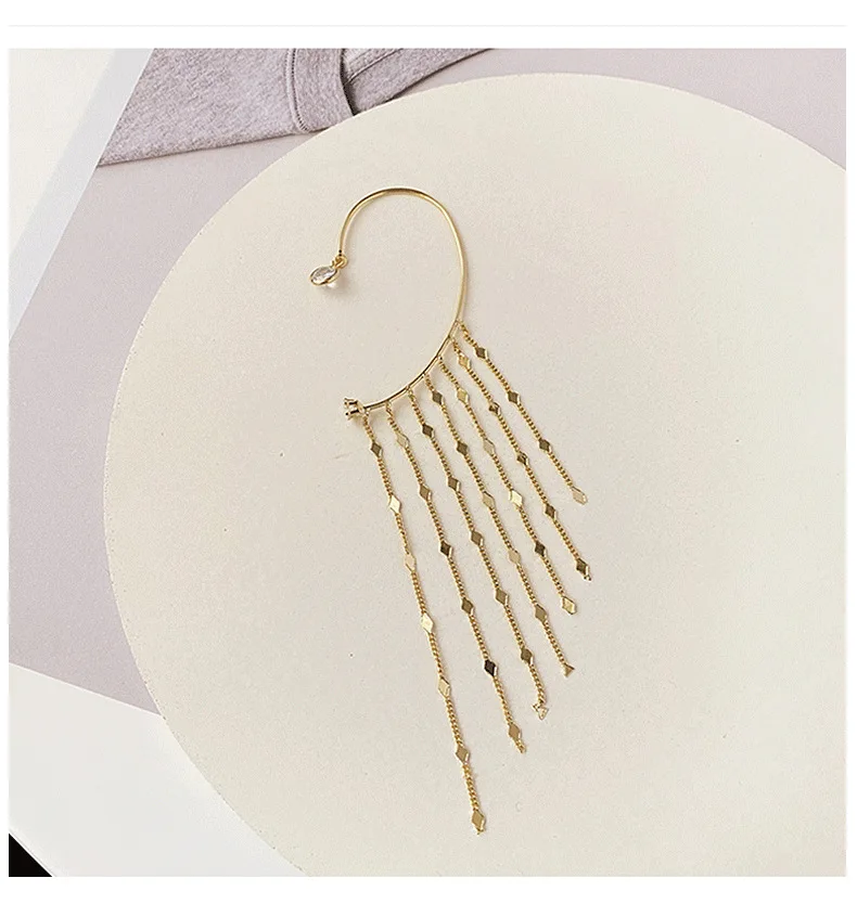 

Krasivaya New Fashion Rhinestone Long Drop Earrings For Women Jewelry