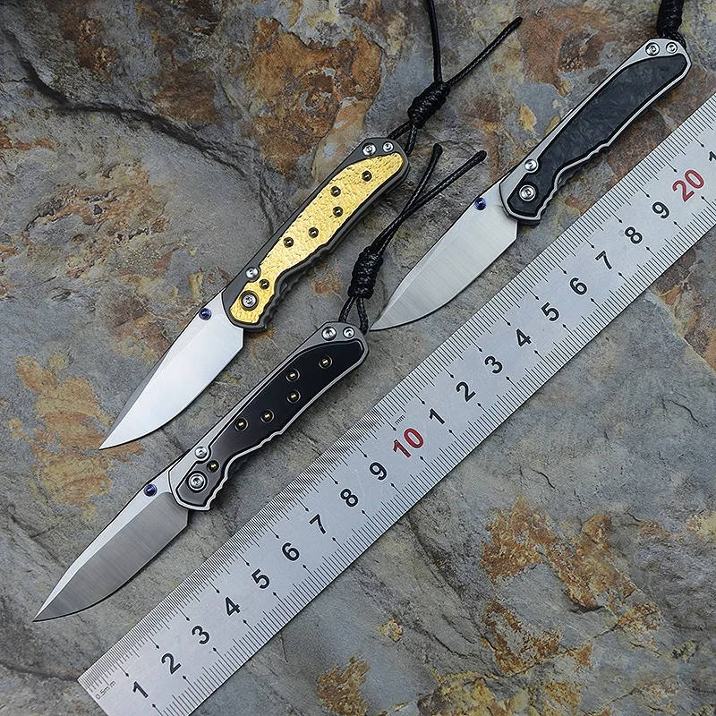 Складные ножи Kevin John mini 21 Sebenza лезвие M390 титановая ручка карманные для выживания